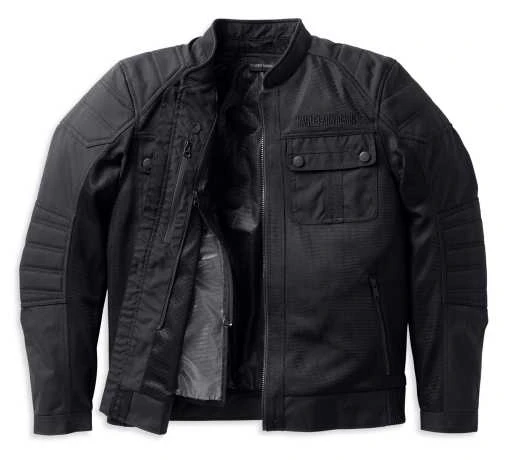 H-D Motorclothes Harley-Davidson Jacke Zephyr Mesh Schwarz 3 H-D Motorclothes Harley-Davidson Jacke Zephyr Mesh Schwarz – Bild 3