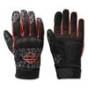 H-D Motorclothes Harley-Davidson Handschuhe Dyna Textil Mesh Schwarz/grau/orange