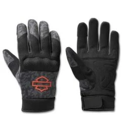 H-D Motorclothes Harley-Davidson Handschuhe Dyna Textil Mesh Schwarz/grau
