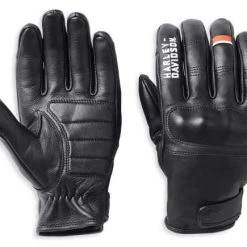 H-D Motorclothes Harley-Davidson Handschuhe South Shore Leder Schwarz