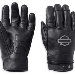 H-D Motorclothes Harley-Davidson Handschuhe Metropolitan Leder Schwarz