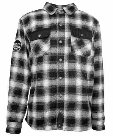 H-D Motorclothes Harley-Davidson Biker Hemdjacke Arterial Karo Schwarz/weiß 1 H-D Motorclothes Harley-Davidson Biker Hemdjacke Arterial Karo Schwarz/weiß