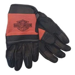 H-D Motorclothes Harley-Davidson Handschuhe Grapnel Leder Colorblocked