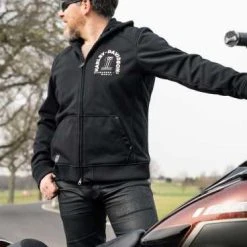 H-D Motorclothes Harley-Davidson Biker Zip Hoodie Arterial Schwarz -jacket shop 98148 20em 51