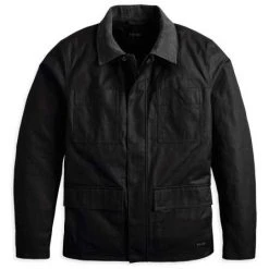 H-D Motorclothes Harley-Davidson Jacke Waxed Mesa Schwarz