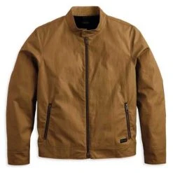 H-D Motorclothes Harley-Davidson Jacke Roadside Waxed Braun