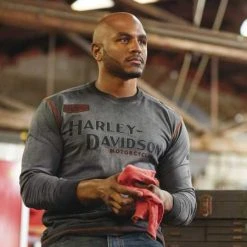 H-D Motorclothes Harley-Davidson Longsleeve Iron Block -jacket shop 99010 17vm 32