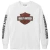 H-D Motorclothes Harley-Davidson Bar & Shield Longsleeve Weiß