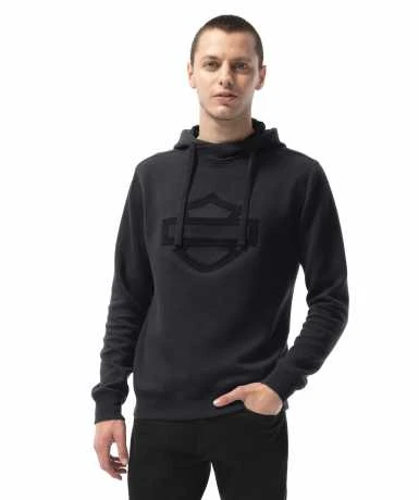H-D Motorclothes Harley-Davidson Hoodie Embossed Schwarz 4 H-D Motorclothes Harley-Davidson Hoodie Embossed Schwarz – Bild 4