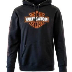 H-D Motorclothes Harley-Davidson Hoodie Hallmark Bar & Shield Schwarz
