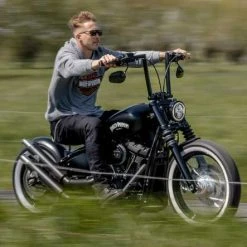 H-D Motorclothes Harley-Davidson Hoodie Hallmark Bar & Shield Grau 8 H-D Motorclothes Harley-Davidson Hoodie Hallmark Bar & Shield Grau -jacket shop 99041 22vm 42