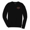 H-D Motorclothes Harley-Davidson Sweatshirt Bar & Shield Schwarz
