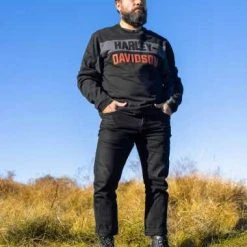 H-D Motorclothes Harley-Davidson Longsleeve Copperblock Letter -jacket shop 99065 21vm 5