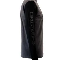 H-D Motorclothes Harley-Davidson Longsleeve Willie G Skull Colorblock Grau/schwarz -jacket shop 99066 22vm 4