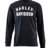 H-D Motorclothes Harley-Davidson Longsleeve Staple Schwarz
