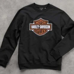 H-D Motorclothes Harley-Davidson Bar & Shield Pullover Schwarz -jacket shop 99121 22vm 32