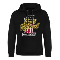 Evel Knievel King Of Stuntmen Epic Hoodie Schwarz