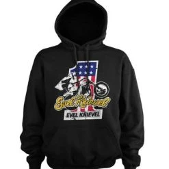 Evel Knievel No. 1 Hoodie Schwarz