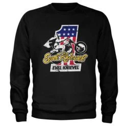 Evel Knievel No. 1 Sweatshirt Schwarz