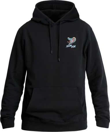 John Doe Hoodie Snake II Schwarz 1 John Doe Hoodie Snake II Schwarz