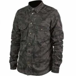 John Doe Motoshirt Motorrad Hemd Camou