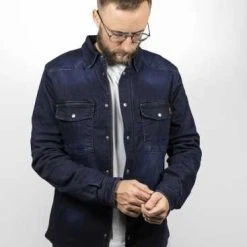 John Doe Motoshirt Motorrad Hemd Denim Dunkelblau 8 John Doe Motoshirt Motorrad Hemd Denim Dunkelblau -jacket shop jdl5010 5