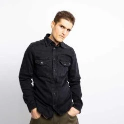 John Doe Motoshirt Motorrad Hemd Denim Schwarz -jacket shop jdl5012 3