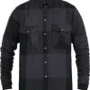 John Doe Motoshirt Motorrad Hemd Big Block Grau/schwarz
