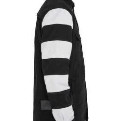 John Doe Motoshirt Motorrad Hemd Prison Schwarz/weiß -jacket shop jdl5016 motoshirt prison john doe31