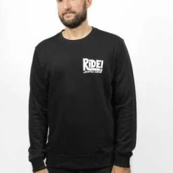 John Doe Sweatshirt Ride Schwarz