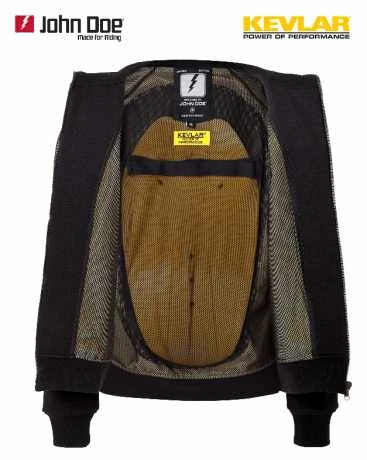 John Doe Motorrad XTM Hoodie Schwarz 3 John Doe Motorrad XTM Hoodie Schwarz – Bild 3