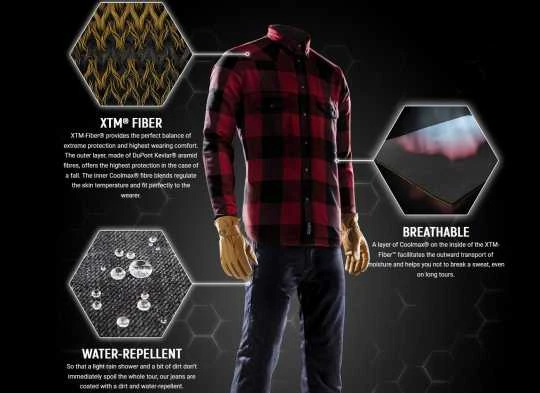 John Doe Motoshirt Motorrad Hemd Camel 5 John Doe Motoshirt Motorrad Hemd Camel – Bild 5