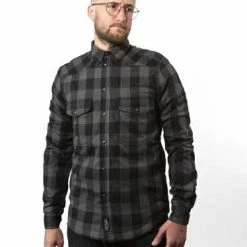 John Doe Motoshirt Motorrad Hemd Grau/schwarz 8 John Doe Motoshirt Motorrad Hemd Grau/schwarz -jacket shop john doe motoshirt jdl5004 4