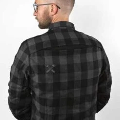 John Doe Motoshirt Motorrad Hemd Grau/schwarz 9 John Doe Motoshirt Motorrad Hemd Grau/schwarz -jacket shop john doe motoshirt jdl5004 5