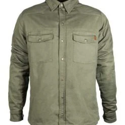 John Doe Motoshirt Motorrad Hemd Oliv Grün