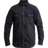 John Doe Motoshirt Motorrad Hemd Denim Schwarz