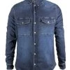 John Doe Motoshirt Motorrad Hemd Denim Dunkelblau