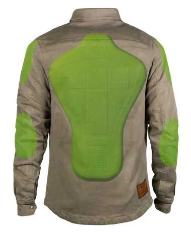 John Doe Motoshirt Motorrad Hemd Camel 3 John Doe Motoshirt Motorrad Hemd Camel – Bild 3
