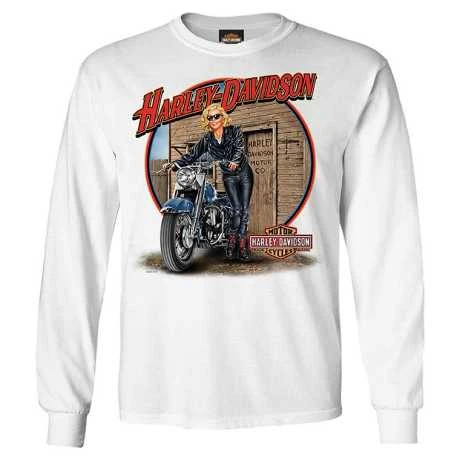 H-D Motorclothes Harley-Davidson Longsleeve Getting Ready Weiß 1 H-D Motorclothes Harley-Davidson Longsleeve Getting Ready Weiß