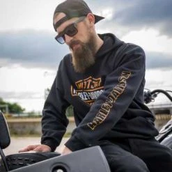 H-D Motorclothes Harley-Davidson Hoodie Bar & Shield Schwarz -jacket shop r004543v 41