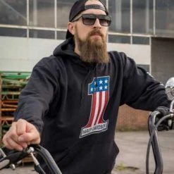 H-D Motorclothes Harley-Davidson Hoodie #1 H-D Schwarz -jacket shop r004545v 31