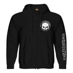 H-D Motorclothes Harley-Davidson Zip Hoodie Mini Willie H-D Schwarz