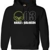 H-D Motorclothes Harley-Davidson Hoodie Willie Glow H-D Schwarz
