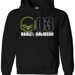 H-D Motorclothes Harley-Davidson Hoodie Willie Glow H-D Schwarz