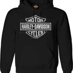 H-D Motorclothes Harley-Davidson Hoodie Heritage Sketch Schwarz