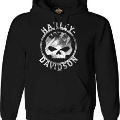 H-D Motorclothes Harley-Davidson Hoodie Ink Shield Schwarz