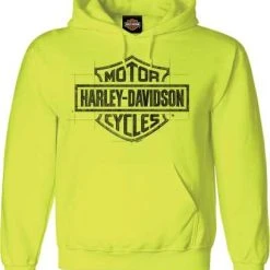 H-D Motorclothes Harley-Davidson Hoodie Heritage Sketch Gelb