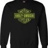 H-D Motorclothes Harley-Davidson Longsleeve Heritage Sketch Schwarz