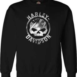 H-D Motorclothes Harley-Davidson Longsleeve Ink Shield Schwarz