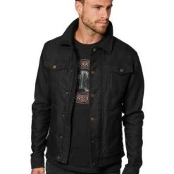 Rokker Black Jakket Bikerjacke -jacket shop rokker 5402 61